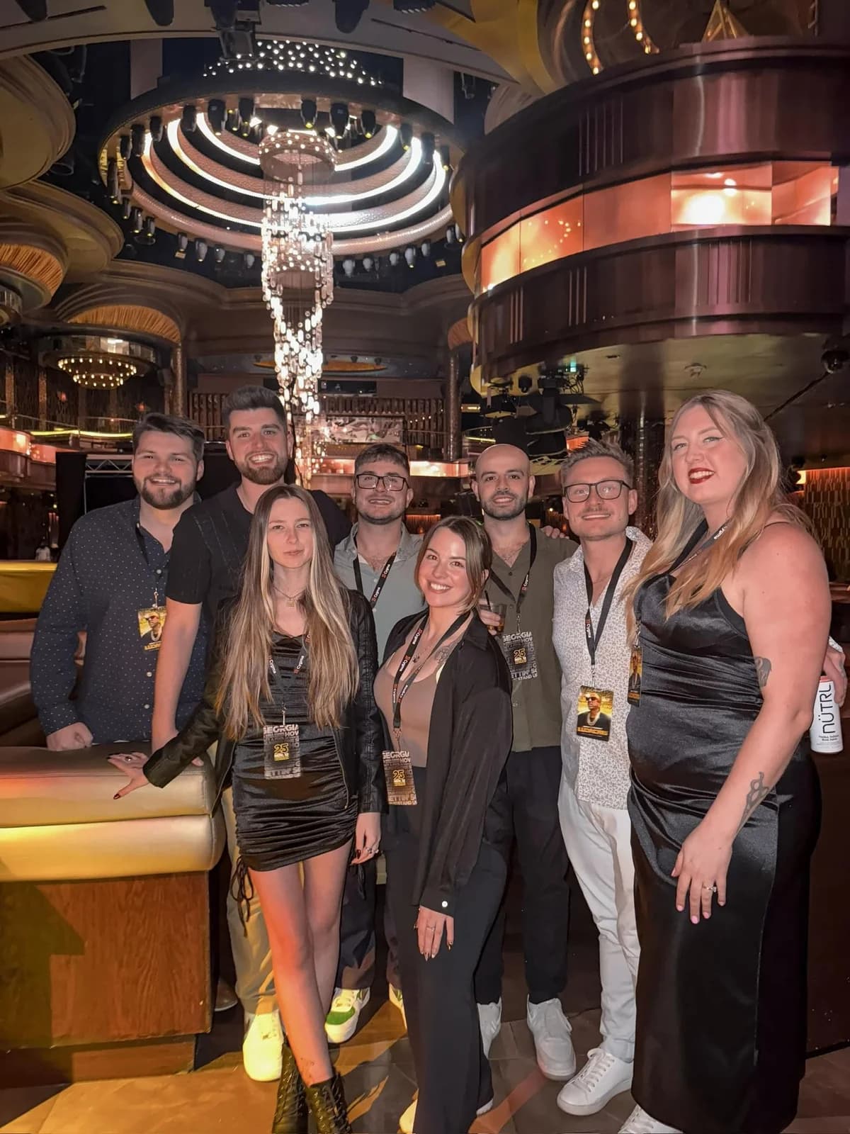Lifelong team out together after a long week